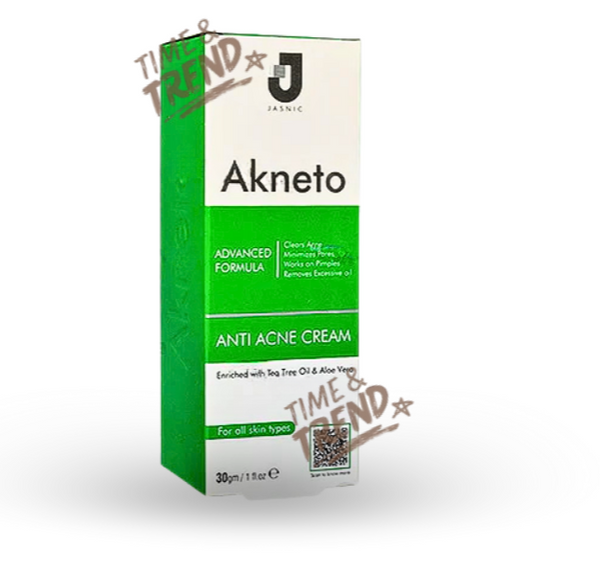 Akneto Anti Acne Cream 30gm for acne treatment, oil control, and pimple reduction – buy online in Pakistan