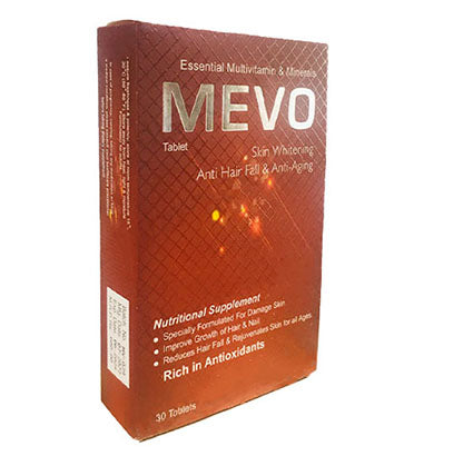 Mevo Tablet pack – energy booster and multivitamin supplement for overall health and wellness"